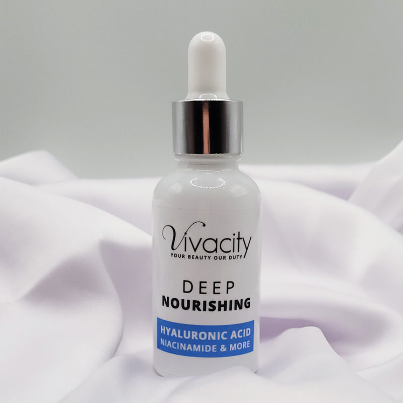 Sérum Acide hyaluronique, Niacinamide 30ml Vivacity.ma